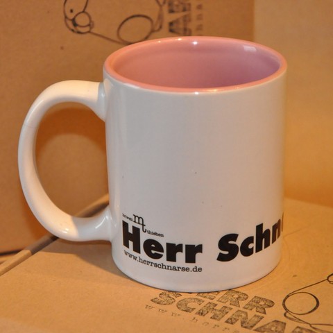 sch�ne schnarse-original-bechertasse, rosa