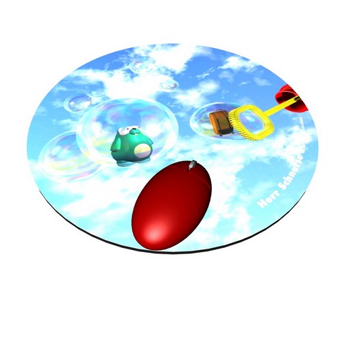 sch�nes seifenblasenexperiment mousepad