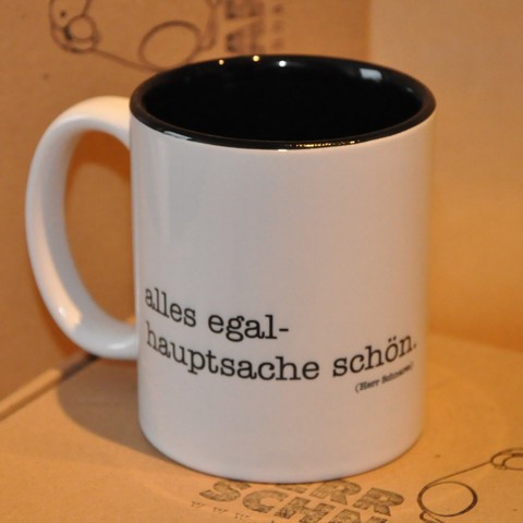 hauptsache sch�ne bechertasse, sch�nes dunkelschwarz